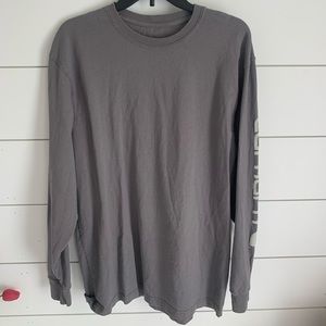 carhartt long sleeve tshirt gray size medium